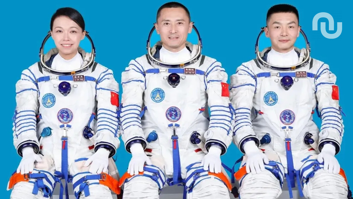 Equipage de Shenzhou-23. Source : CMS Equipage de Shenzhou-23. Source : CMS