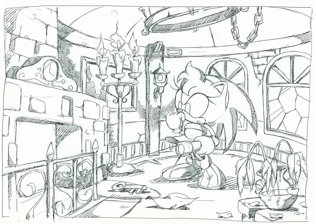 Concept art de Sonic Adventure // Source : Sega
