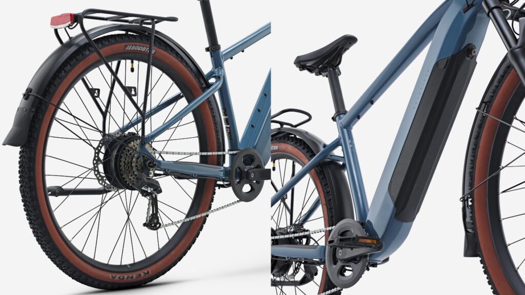 Le VTC Rockrider E-EXPL 100 LTD  // Source : Decathlon