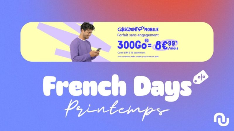 Il ne reste plus beaucoup de temps pour profiter de ce forfait 300 Go à un prix mini