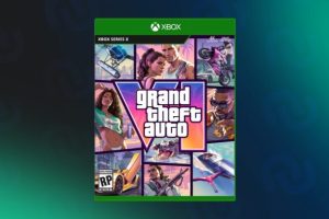 Visuel non officiel de la jaquette de GTA 6 sur Xbox // Source : Montage Numerama Visuel non officiel de la jaquette de GTA 6 sur Xbox // Source : Montage Numerama