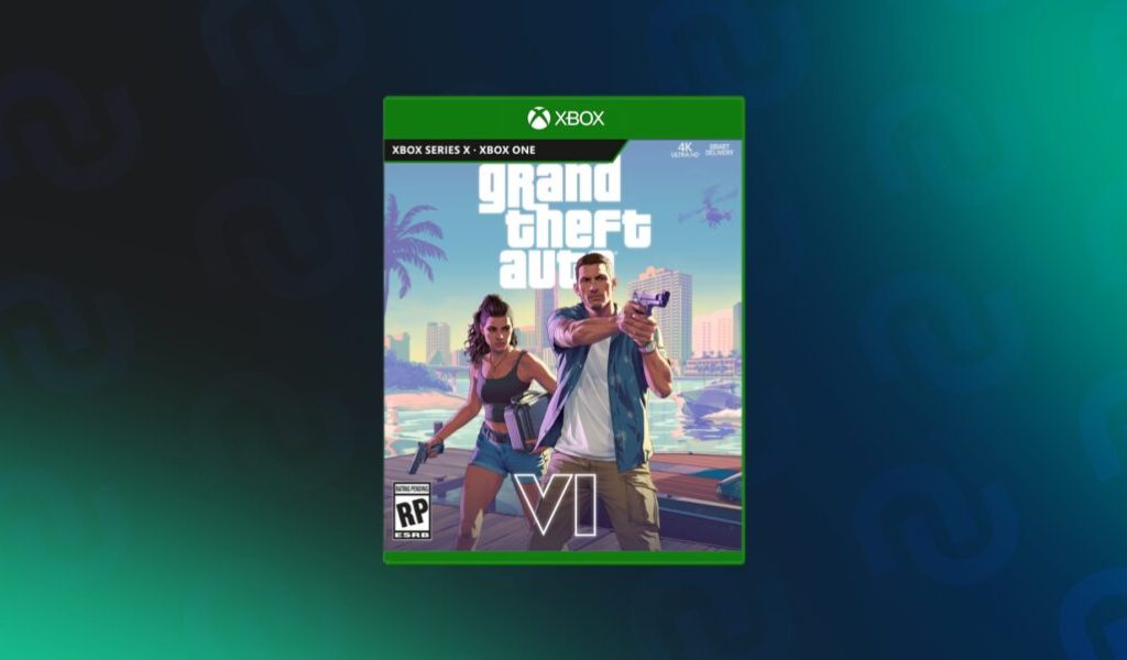 Visuel non officiel de la jaquette de GTA 6 sur Xbox // Source : Montage Numerama Visuel non officiel de la jaquette de GTA 6 sur Xbox // Source : Montage Numerama
