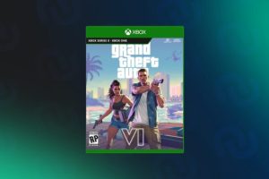 Visuel non officiel de la jaquette de GTA 6 sur Xbox // Source : Montage Numerama