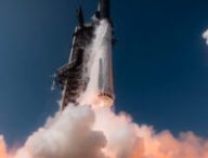 La fusée Starship V3 prend son envol pour la première fois. // Source : SpaceX La fusée Starship V3 prend son envol pour la première fois. // Source : SpaceX