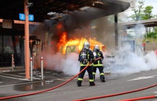 Incendie ID. Buzz à Toulouse // Source : © SDIS 31/Maxime Pelletier