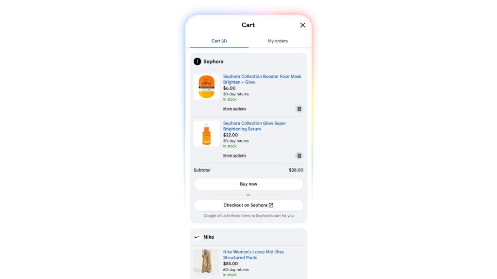 Google veut simplifier et concentrer l'expérience d'achat en ligne grâce à Gemini Google veut simplifier et concentrer l'expérience d'achat en ligne grâce à Gemini