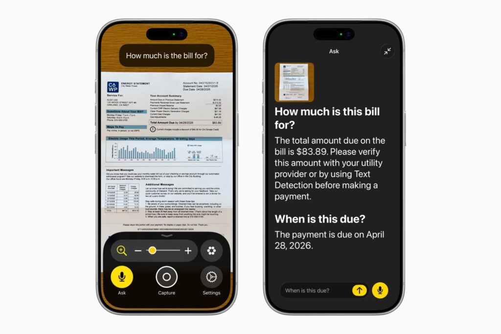 L'analyse des documents par IA utilise le nouveau Siri. L'analyse des documents par IA utilise le nouveau Siri.