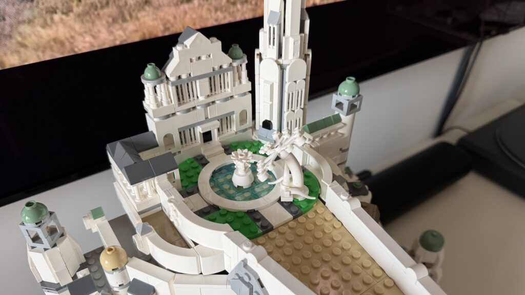 Lego Minas Tirith // Source : Numerama