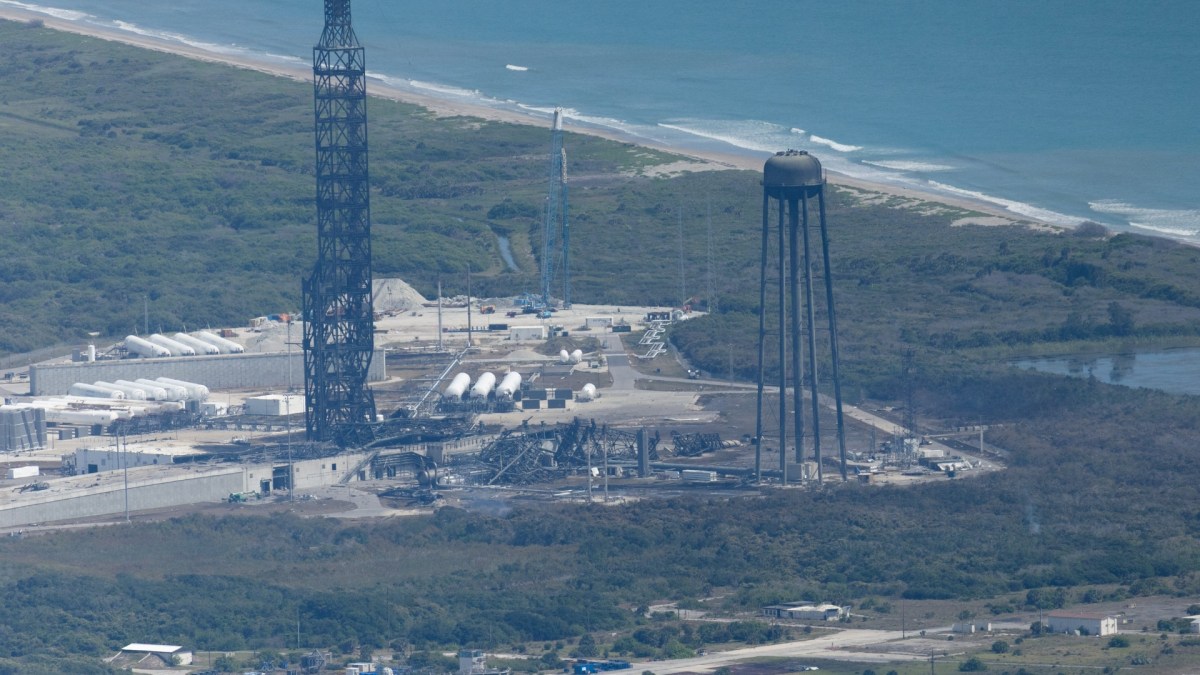Explosion de la fusée New Glenn de Blue Origin à LC-36 // Source : Dwise pour NASASpaceflight