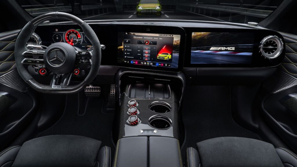 La Mercedes AMG GT Coupé 4 Portes électrique. // Source : Mercedes La Mercedes AMG GT Coupé 4 Portes électrique. // Source : Mercedes