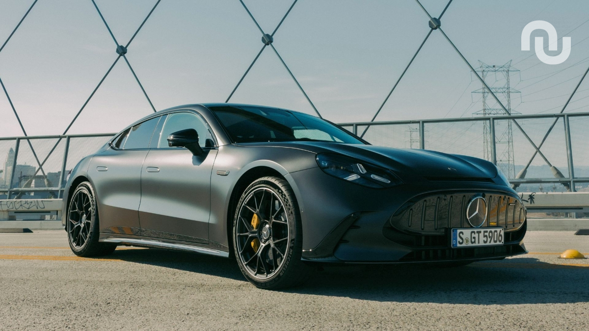La Mercedes-AMG GT Coupé 4 Portes électrique. // Source : Mercedes-AMG La Mercedes-AMG GT Coupé 4 Portes électrique. // Source : Mercedes-AMG