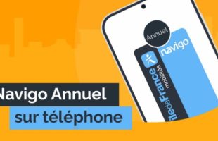 Navigo Annuel sur smartphone. // Source : Île-de-France Mobilités