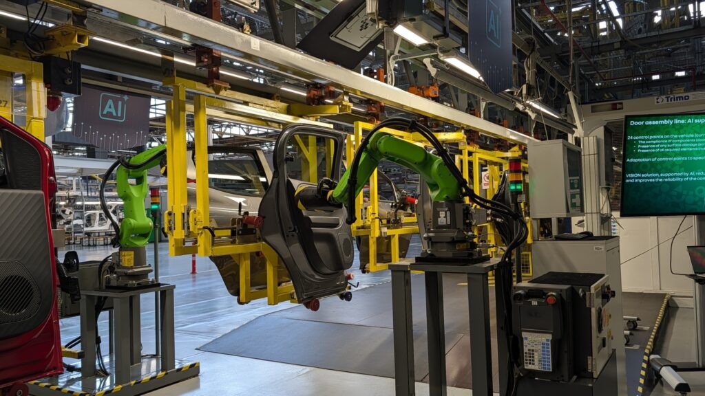 Usine de production des Renault Twingo Novo mesto // Source : Raphaelle Baut pour Numerama Usine de production des Renault Twingo Novo mesto // Source : Raphaelle Baut pour Numerama