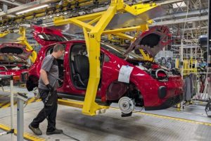 Au coeur de la production de la nouvelle Renault Twingo à Novo mesto // Source : Raphaelle Baut pour Numerama