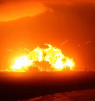 Explosion de la fusée New Glenn. Source : Nasa Space Flight