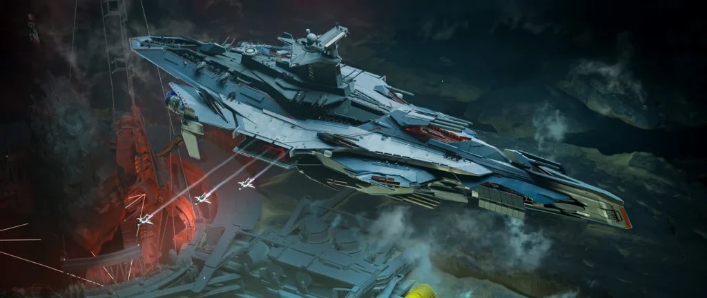 Le vaisseau Anvil Odin à 5 000 dollars // Source : Cloud Imperium Games Le vaisseau Anvil Odin à 5 000 dollars // Source : Cloud Imperium Games