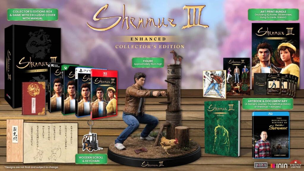 shenmue 3 enhanced Collector // Source : Deep Silver shenmue 3 enhanced Collector // Source : Deep Silver