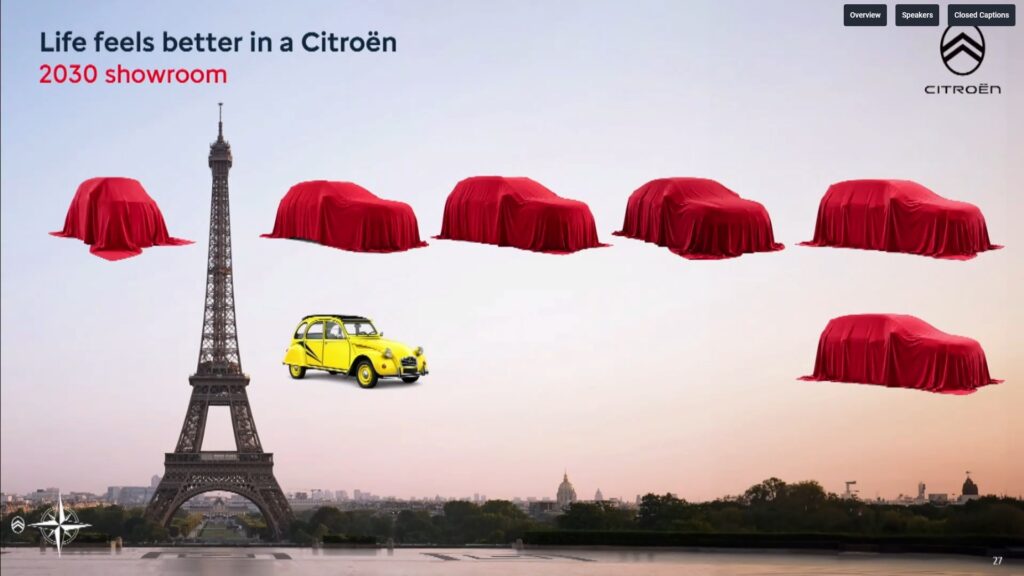 Des surprises chez Citro&euml;n d'ici 2030 // Source : Capture live Stellantis 