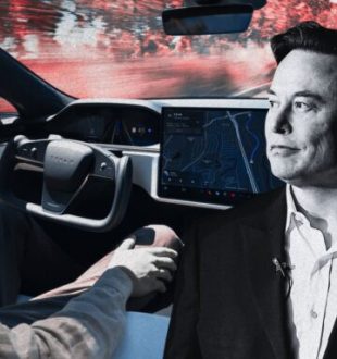 Des anciens salariés de Tesla fustige le FSD. // Source : Montage de Robin San Vicente pour Numerama