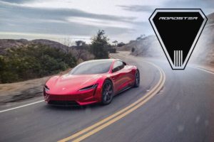 Le Tesla Roadster pourrait avoir un logo spécial. // Source : Tesla/Numerama
