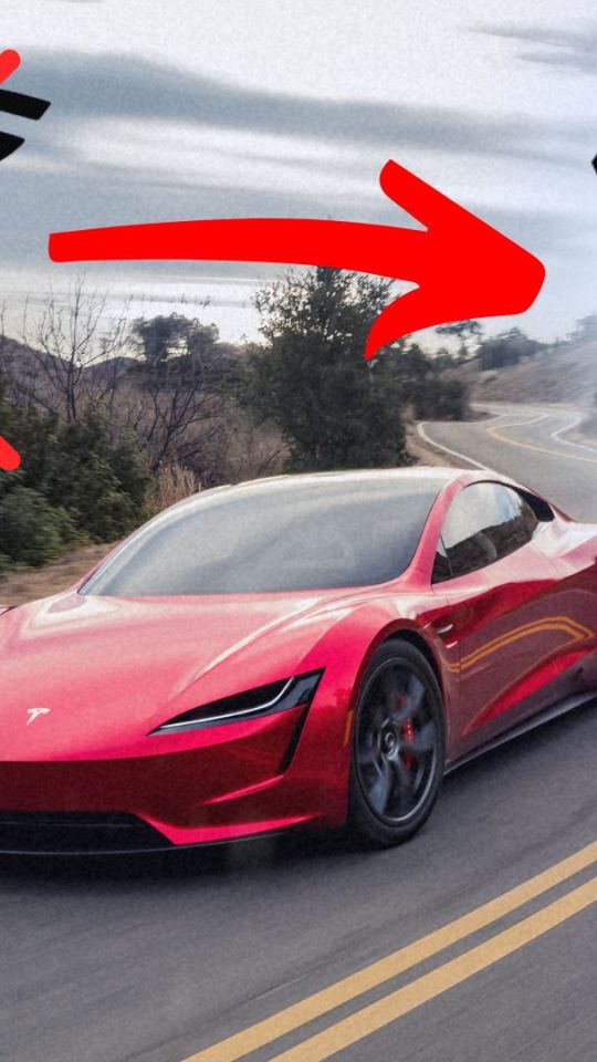 Le Tesla Roadster pourrait avoir un logo spécial. // Source : Tesla/Numerama