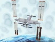 Tiangong. // Source : Wikimedia/Shujianyang ; montage Numerama avec Canva