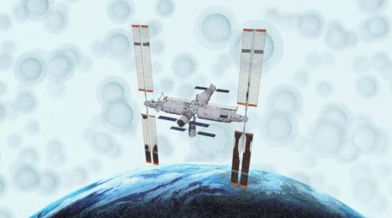 Tiangong. // Source : Wikimedia/Shujianyang ; montage Numerama avec Canva