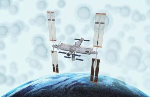 Tiangong. // Source : Wikimedia/Shujianyang ; montage Numerama avec Canva Tiangong. // Source : Wikimedia/Shujianyang ; montage Numerama avec Canva