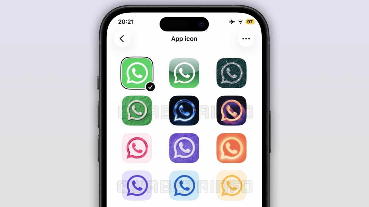 WhatsApp Plus et les icônes. // Source : WABetaInfo