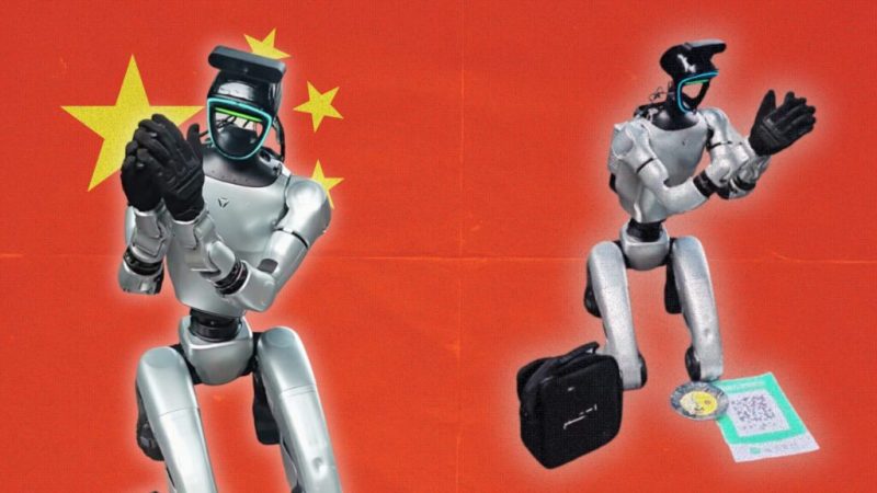 En Chine, des robots humanoïdes mendient dans la rue