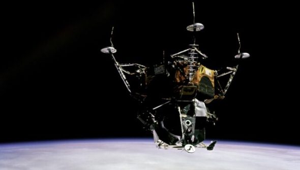 Le module lunaire utilisé pour Apollo 9. // Source : Nasa/WikArchives