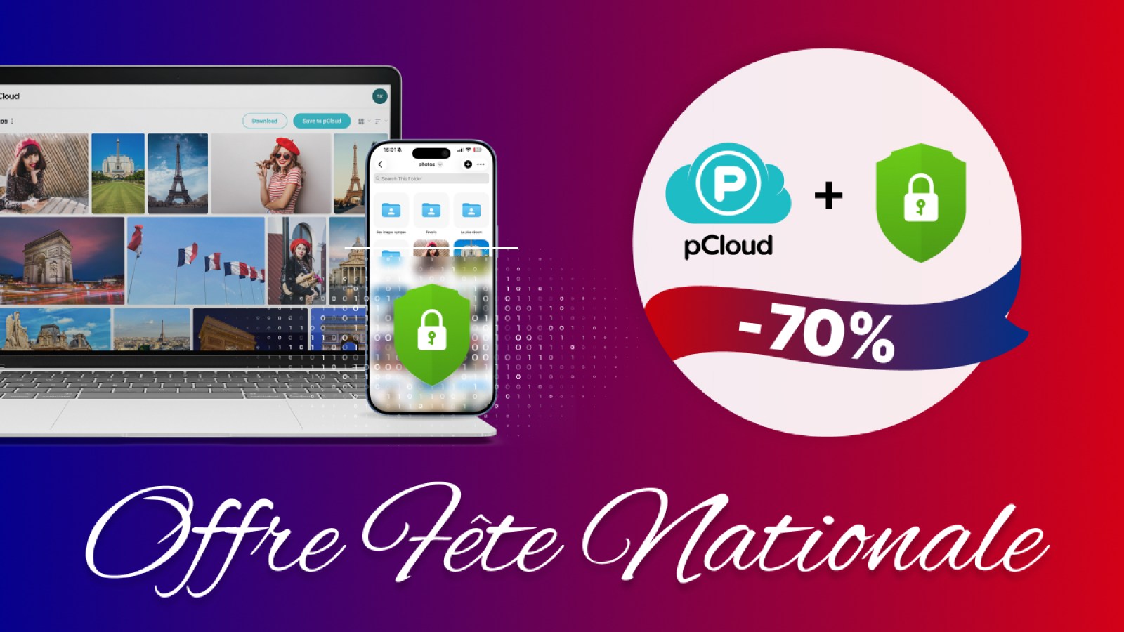 Stockage cloud pCloud à vie : prix et promos de juillet 2026