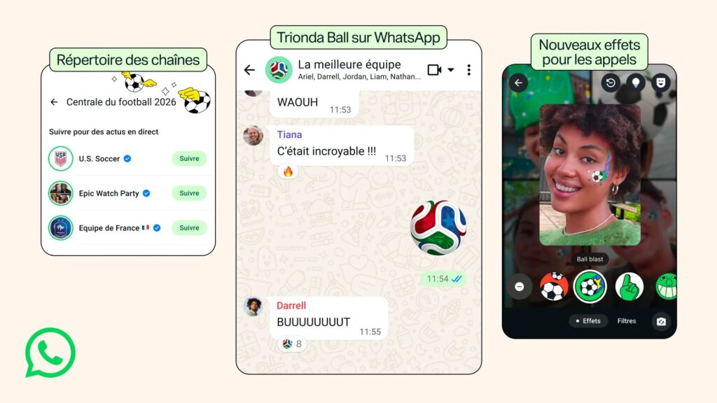 WhatsApp a annoncé toute une série de nouveautés // Source : WhatsApp WhatsApp a annoncé toute une série de nouveautés // Source : WhatsApp