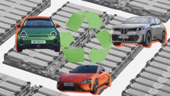 CATL, Renault, BMW et d'autres marques s'allient pour le recyclage des batteries. // Source : Robin San Vicente pour Numerama