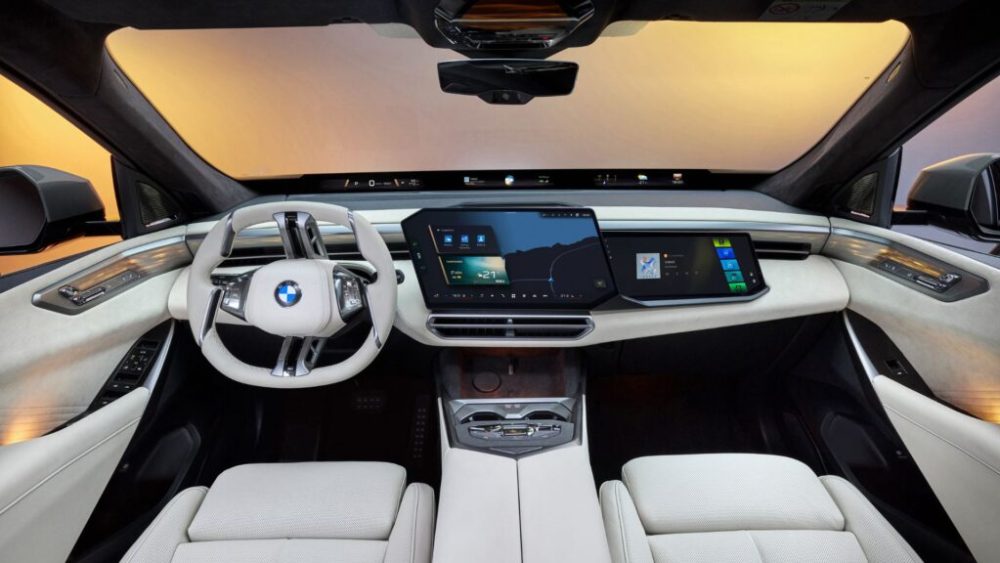 L'intérieur du BMW iX5. // Source : BMW