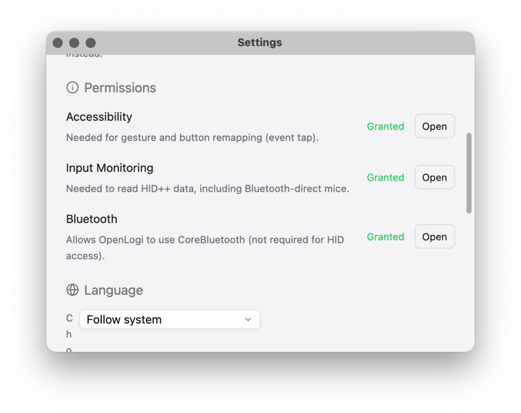 Les autorisations à donner pour utiliser une souris en Bluetooth // Source : Capture d'écran Numerama Les autorisations à donner pour utiliser une souris en Bluetooth // Source : Capture d'écran Numerama
