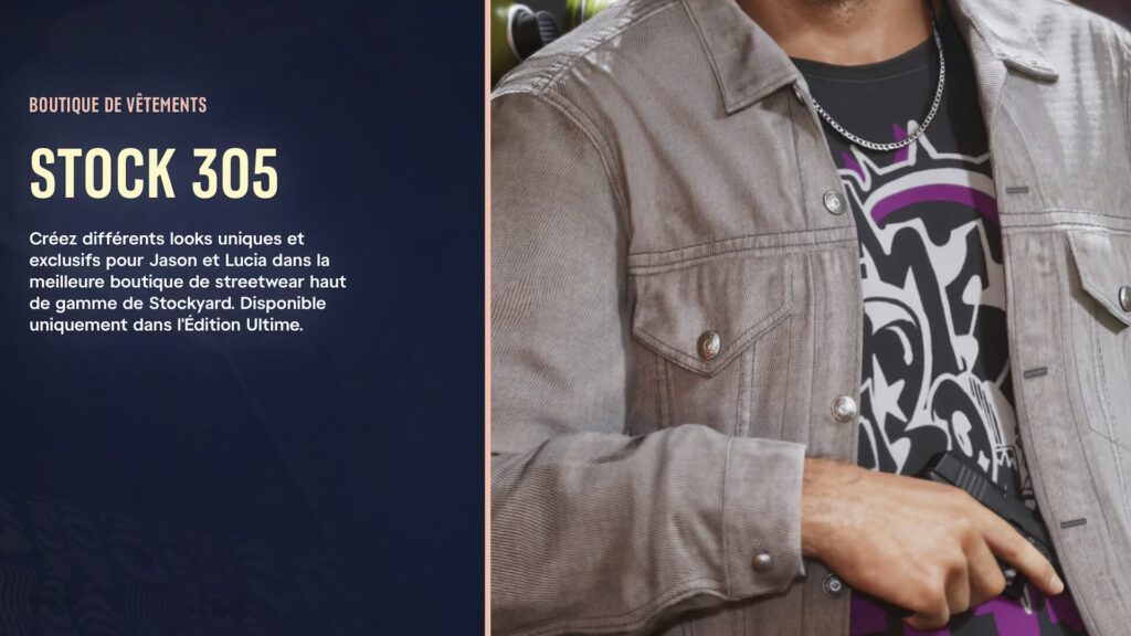 Pas d'accès à cette boutique de vêtements sans pack Édition Ultime // Source : Rockstar Games