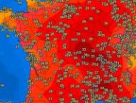 Températures le mardi 16 juin 2026 après-midi. // Source : Capture d'écran meteociel.fr Températures le mardi 16 juin 2026 après-midi. // Source : Capture d'écran meteociel.fr