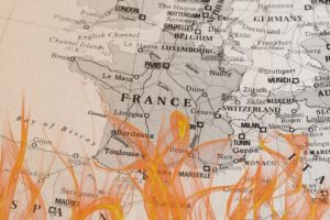 Chaleur en France. // Source : Montage Numerama avec Canva Chaleur en France. // Source : Montage Numerama avec Canva
