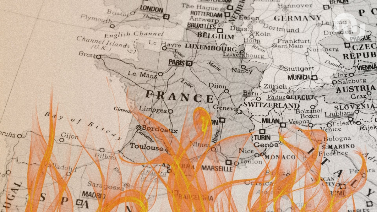Chaleur en France. // Source : Montage Numerama avec Canva Chaleur en France. // Source : Montage Numerama avec Canva
