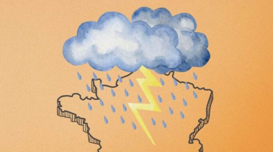 Orages en France. // Source : Montage Numerama avec Canva