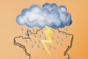 Orages en France. // Source : Montage Numerama avec Canva Orages en France. // Source : Montage Numerama avec Canva