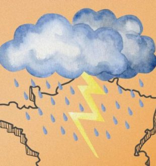 Orages en France. // Source : Montage Numerama avec Canva Orages en France. // Source : Montage Numerama avec Canva