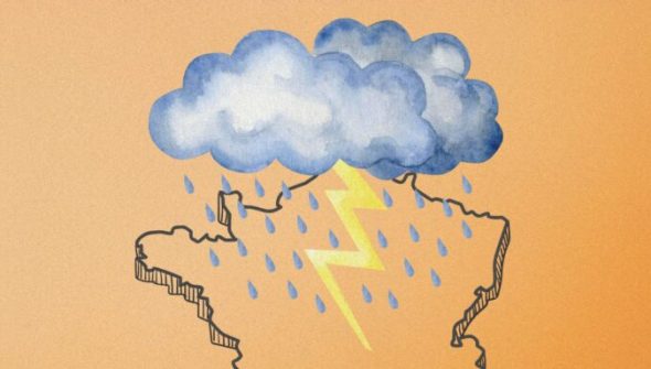 Orages en France. // Source : Montage Numerama avec Canva Orages en France. // Source : Montage Numerama avec Canva