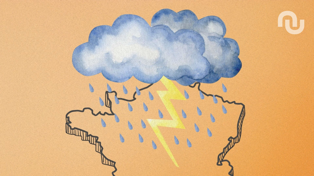Orages en France. // Source : Montage Numerama avec Canva Orages en France. // Source : Montage Numerama avec Canva