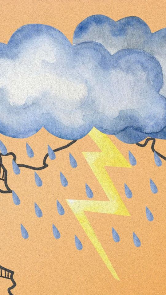 Orages en France. // Source : Montage Numerama avec Canva Orages en France. // Source : Montage Numerama avec Canva