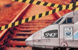 La canicule perturbe souvent les trains en France. // Source : Montage Numerama avec Canva