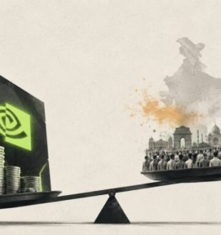 Nvidia vaut désormais plus que l'Inde // Source : Numerama