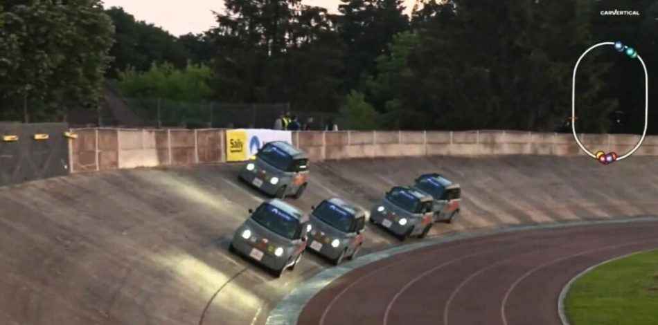 Course d'endurance en Citroën Ami. // Source : Capture live Sylvain Lyve - Twitch