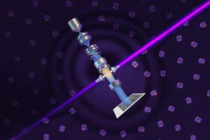 Laser amplifié par le système de miroirs. Source : UC Berkeley Laser amplifié par le système de miroirs. Source : UC Berkeley